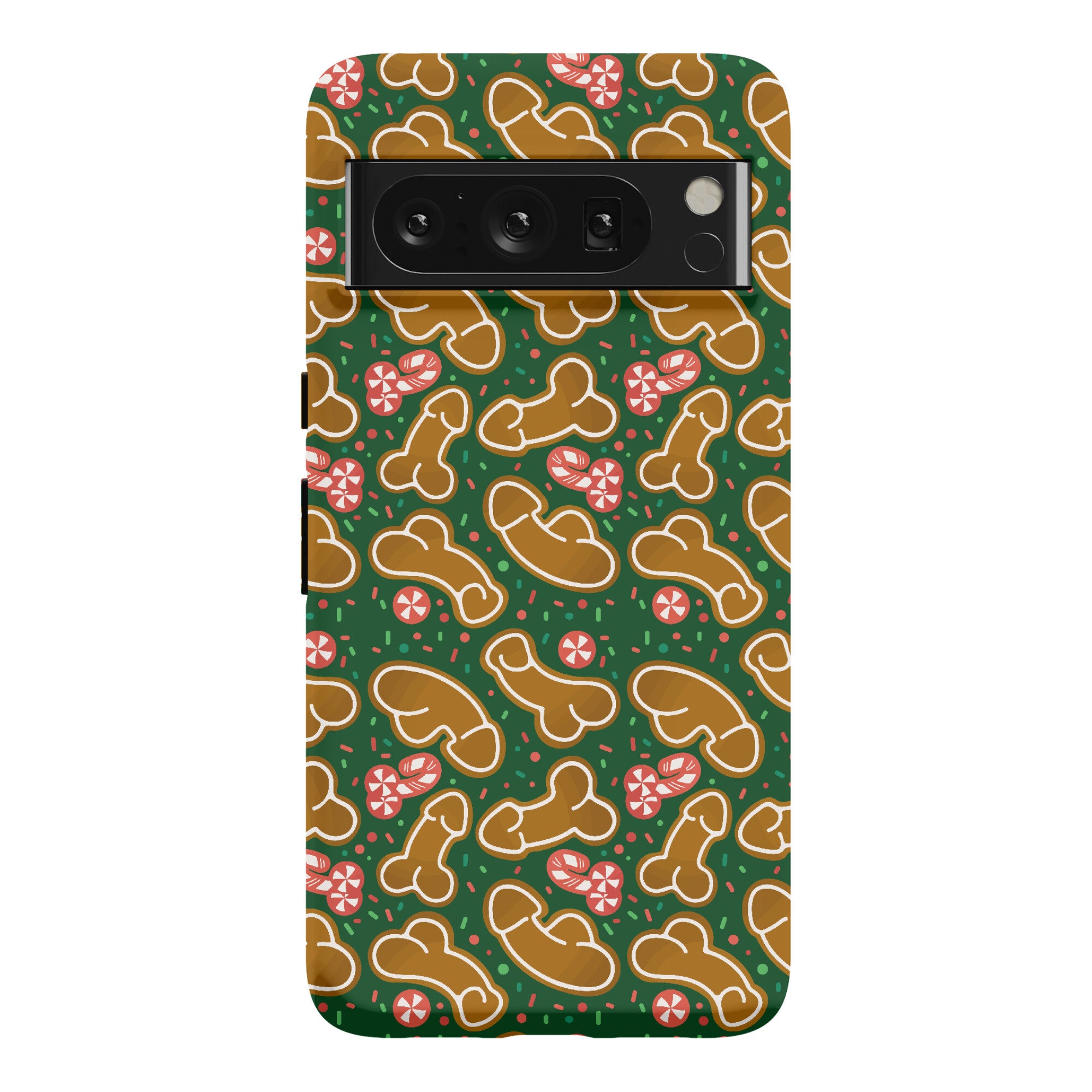 Gingerbread and Candy Cane Penises  Phone Case